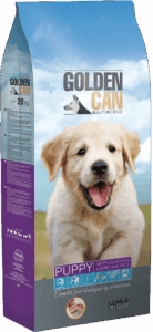 Sucha karma dla psa Golden Can Puppy ryż z jagnieciną i drobiem 4 kg