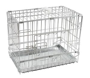 Klatka metalowa ocynkowana   49 × 30,6 × 39 cm