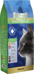 Sucha karma dla kota Ortín Premium Kot  kurczak z ryżem  OdkłaczającaO 10 kg