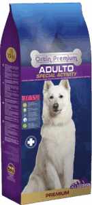 Sucha karma dla psa Ortín Premium Adult  wieprzowina + drób special activity 15 kg