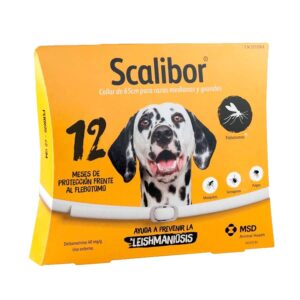 OBROŻA PRZECIWPASOŻYTNICZA SCALIBOR DLA PSÓW