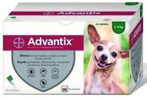 ADVANTIX potrójna ochrona dla psa  do 4 kg