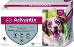 ADVANTIX potrójna ochrona dla psa  od 10 kg do 25 kg
