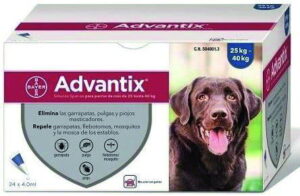 ADVANTIX  potrójna ochrona dla psa od 25 kg do 40 kg