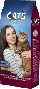 Sucha karma dla kota 20kg Cats Basic Line Kurczak z warzywami Ortin Premium