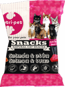 Przekąski dla kotów Naturalne Łosoś i tuńczyk