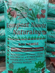 Kompost naturalny BIO nawóz 60L – naturalny kompost ogrodniczy do roślin